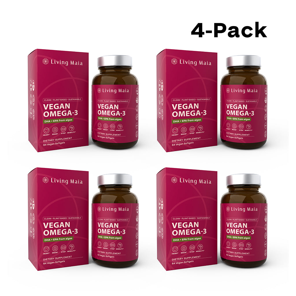Vegan Omega-3 from Algae (DHA+EPA) – Brain & Heart Support