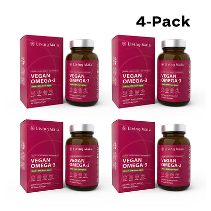 Vegan Omega-3 from Algae (DHA+EPA) – Brain & Heart Support