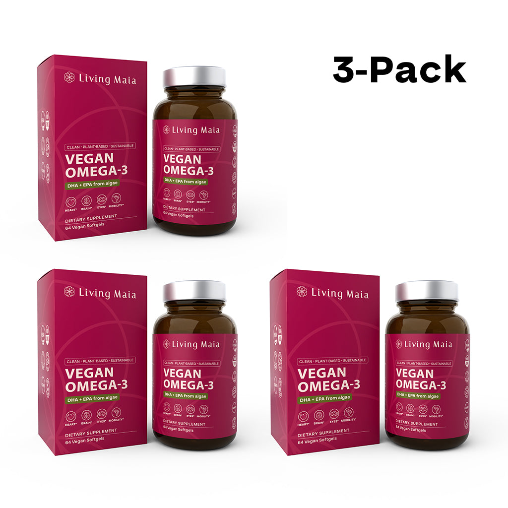 Vegan Omega-3 from Algae (DHA+EPA) – Brain & Heart Support